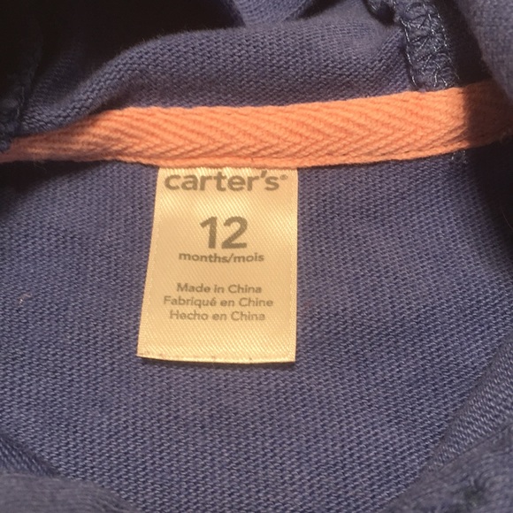 12m (4/$20) Lightweight Hoodie by Carter’s - Picture 7 of 9